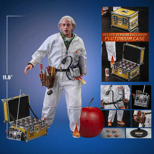 Zurück in die Zukunft: Dr. Emmett Brown - Deluxe, 1/6 Figur von Hot Toys