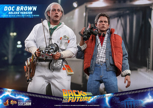Zurück in die Zukunft: Dr. Emmett Brown - Deluxe, 1/6 Figur von Hot Toys