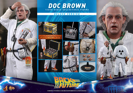 Zurück in die Zukunft: Dr. Emmett Brown - Deluxe, 1/6 Figur von Hot Toys