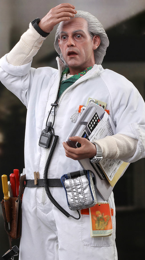 Zurück in die Zukunft: Dr. Emmett Brown - Deluxe, 1/6 Figur von Hot Toys