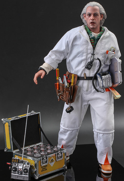 Zurück in die Zukunft: Dr. Emmett Brown - Deluxe, 1/6 Figur von Hot Toys