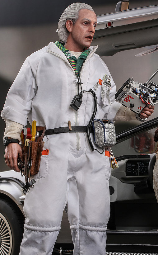 Zurück in die Zukunft: Dr. Emmett Brown - Deluxe, 1/6 Figur von Hot Toys
