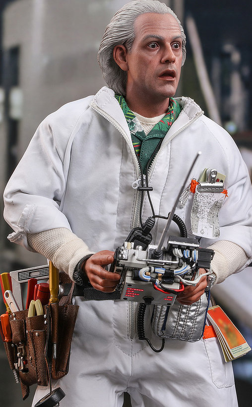 Zurück in die Zukunft: Dr. Emmett Brown - Deluxe, 1/6 Figur von Hot Toys