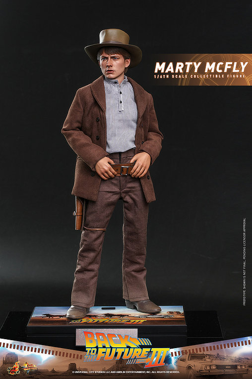 Zurück in die Zukunft 3: Marty McFly, 1/6 Figur von Hot Toys