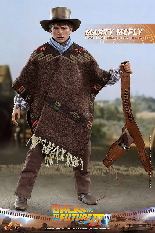 Zurück in die Zukunft 3: Marty McFly, 1/6 Figur von Hot Toys