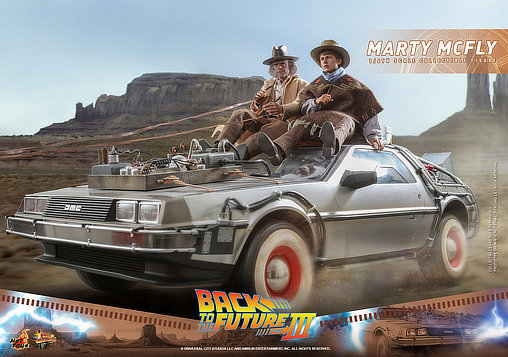 Zurück in die Zukunft 3: Marty McFly, 1/6 Figur von Hot Toys