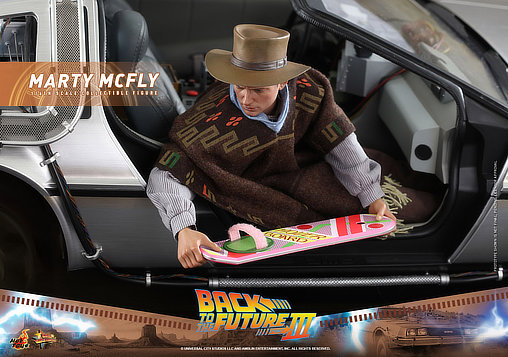Zurück in die Zukunft 3: Marty McFly, 1/6 Figur von Hot Toys
