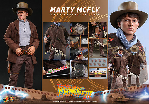 Zurück in die Zukunft 3: Marty McFly, 1/6 Figur von Hot Toys