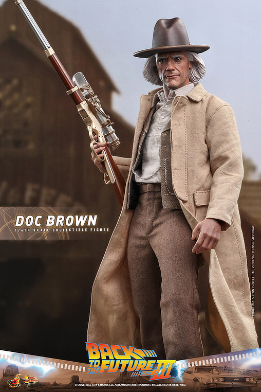 Zurück in die Zukunft 3: Dr. Emmett Brown, 1/6 Figur ... https://spaceart.de/produkte/btf006-doc-brown-figur-hot-toys.php