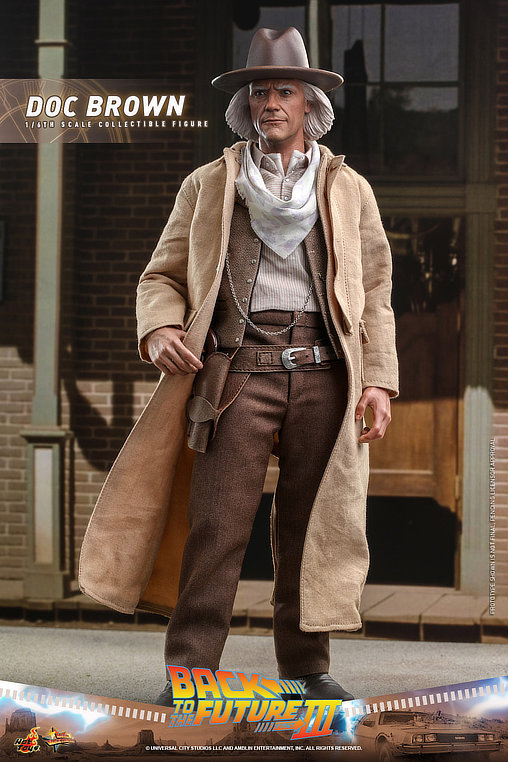 Zurück in die Zukunft 3: Dr. Emmett Brown, 1/6 Figur von Hot Toys