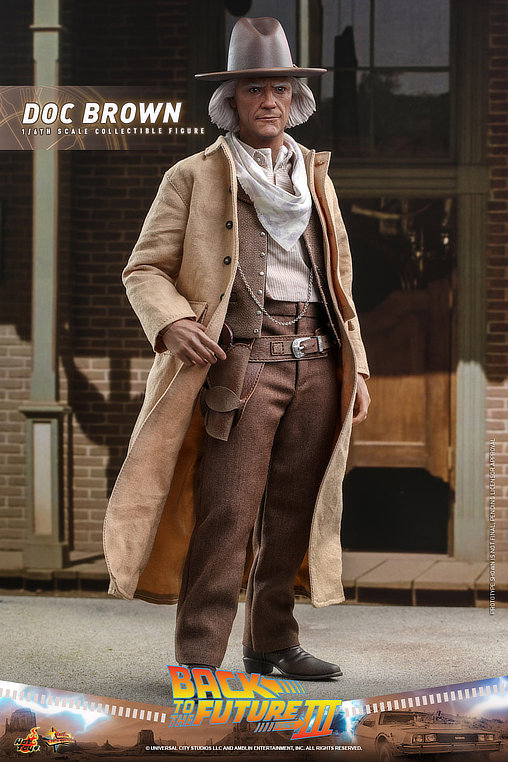 Zurück in die Zukunft 3: Dr. Emmett Brown, 1/6 Figur von Hot Toys