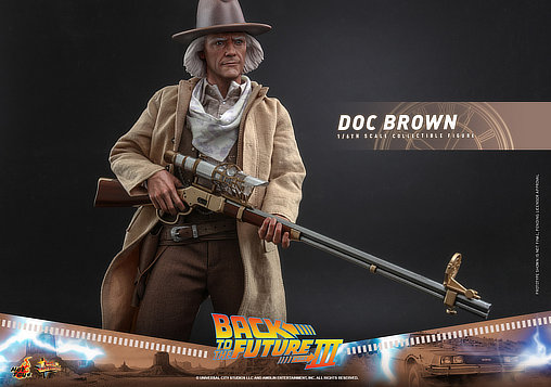 Zurück in die Zukunft 3: Dr. Emmett Brown, 1/6 Figur von Hot Toys