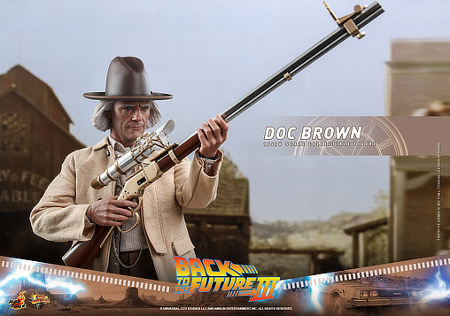 Zurück in die Zukunft 3: Dr. Emmett Brown, 1/6 Figur von Hot Toys