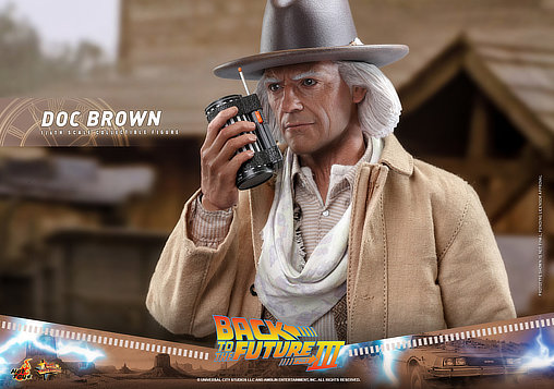 Zurück in die Zukunft 3: Dr. Emmett Brown, 1/6 Figur von Hot Toys