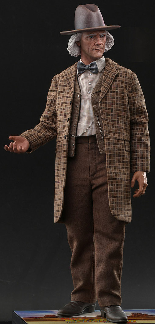Zurück in die Zukunft 3: Dr. Emmett Brown, 1/6 Figur von Hot Toys