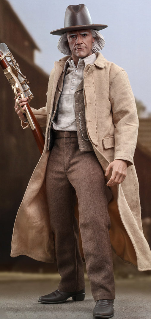 Zurück in die Zukunft 3: Dr. Emmett Brown, 1/6 Figur von Hot Toys
