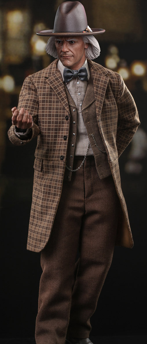 Zurück in die Zukunft 3: Dr. Emmett Brown, 1/6 Figur von Hot Toys