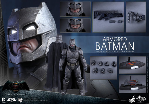 Batman v Superman - Dawn of Justice: Armored Batman, 1/6 Figur von Hot Toys