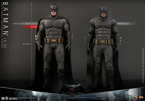 Batman v Superman - Dawn of Justice: Batman 2.0, 1/6 Figur von Hot Toys