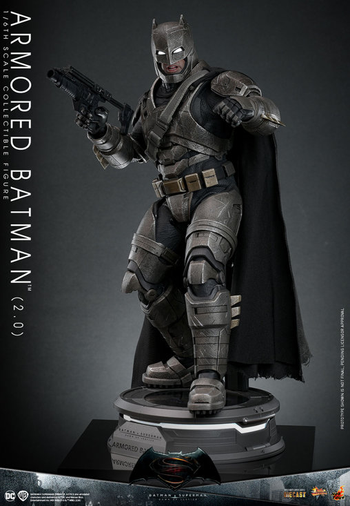 Batman v Superman - Dawn of Justice: Armored Batman 2.0, 1/6 Figur von Hot Toys
