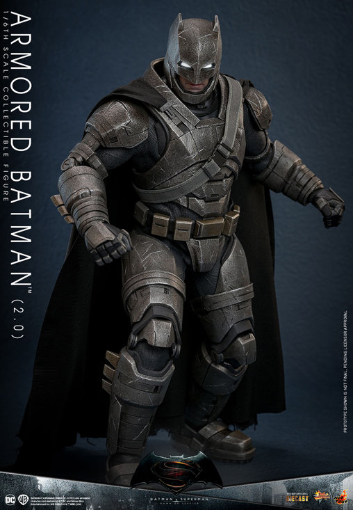 Batman v Superman - Dawn of Justice: Armored Batman 2.0, 1/6 Figur von Hot Toys