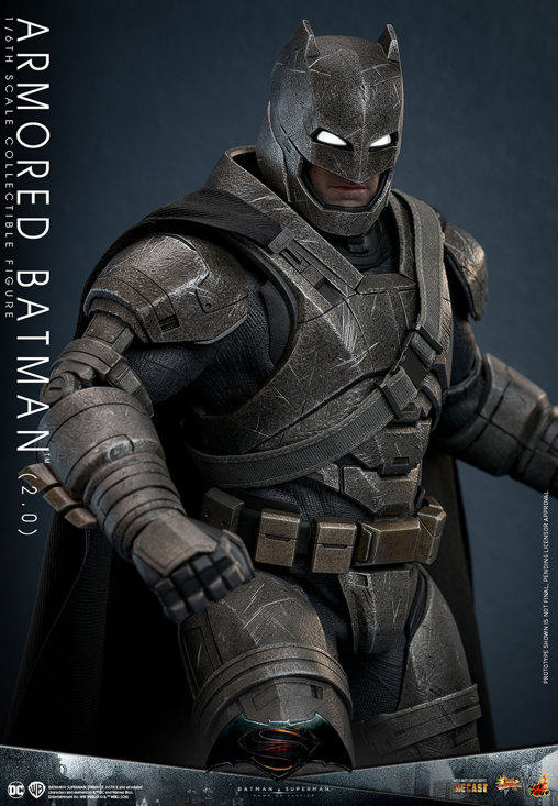 Batman v Superman - Dawn of Justice: Armored Batman 2.0, 1/6 Figur von Hot Toys