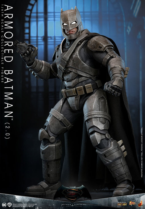 Batman v Superman - Dawn of Justice: Armored Batman 2.0, 1/6 Figur von Hot Toys