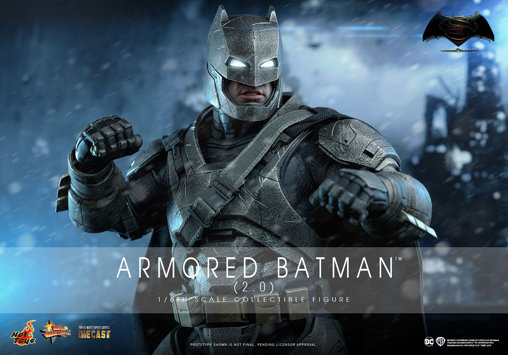 Batman v Superman - Dawn of Justice: Armored Batman 2.0, 1/6 Figur von Hot Toys