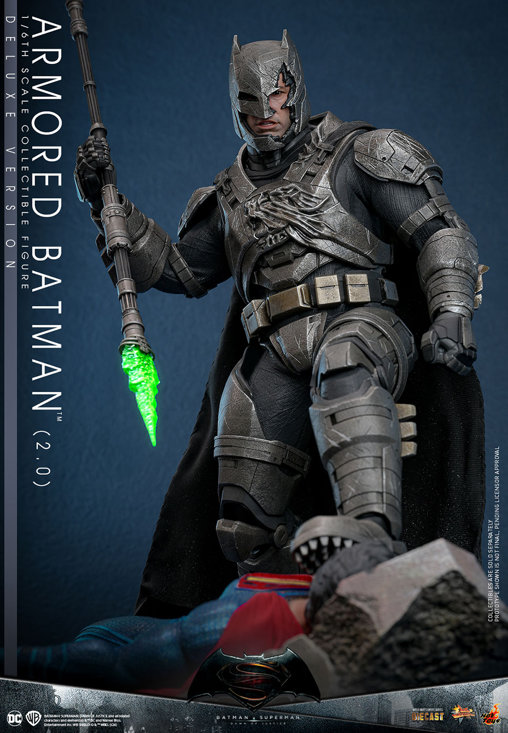 Batman v Superman - Dawn of Justice: Armored Batman 2.0 - Deluxe, 1/6 Figur von Hot Toys
