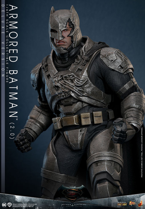 Batman v Superman - Dawn of Justice: Armored Batman 2.0 - Deluxe, 1/6 Figur von Hot Toys