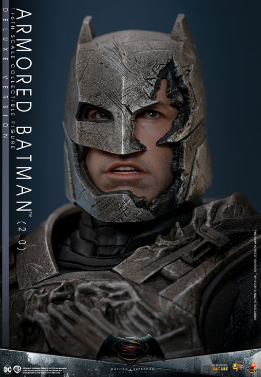 Batman v Superman - Dawn of Justice: Armored Batman 2.0 - Deluxe, 1/6 Figur von Hot Toys