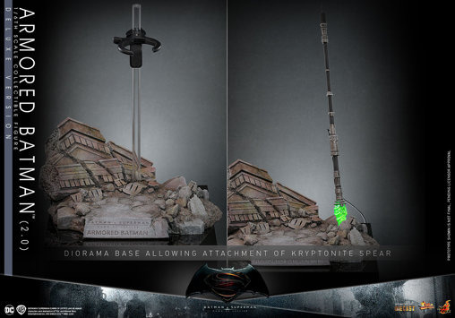 Batman v Superman - Dawn of Justice: Armored Batman 2.0 - Deluxe, 1/6 Figur von Hot Toys