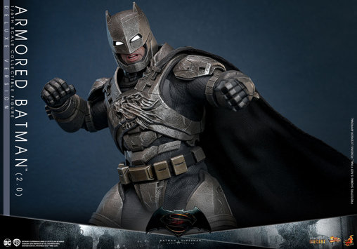 Batman v Superman - Dawn of Justice: Armored Batman 2.0 - Deluxe, 1/6 Figur von Hot Toys