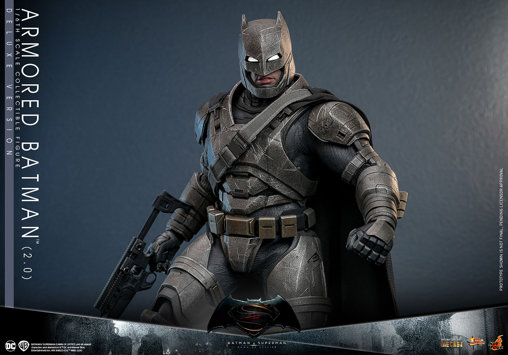 Batman v Superman - Dawn of Justice: Armored Batman 2.0 - Deluxe, 1/6 Figur von Hot Toys