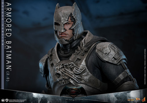 Batman v Superman - Dawn of Justice: Armored Batman 2.0 - Deluxe, 1/6 Figur von Hot Toys