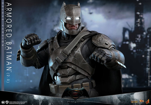 Batman v Superman - Dawn of Justice: Armored Batman 2.0 - Deluxe, 1/6 Figur von Hot Toys
