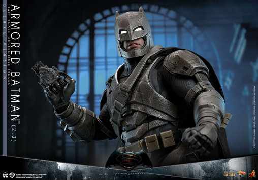Batman v Superman - Dawn of Justice: Armored Batman 2.0 - Deluxe, 1/6 Figur von Hot Toys