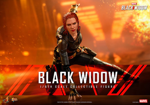 Black Widow: Natasha Romanoff - Black Suit, 1/6 Figur von Hot Toys