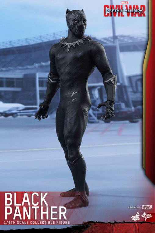 Captain America - Civil War: Black Panther, 1/6 Figur von Hot Toys
