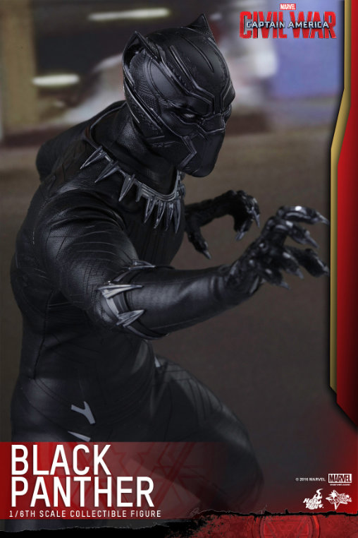 Captain America - Civil War: Black Panther, 1/6 Figur ... https://spaceart.de/produkte/cam001-black-panther-figur-hot-toys-mms363-captain-america-civil-war-902701-4897011180373-spaceart.php