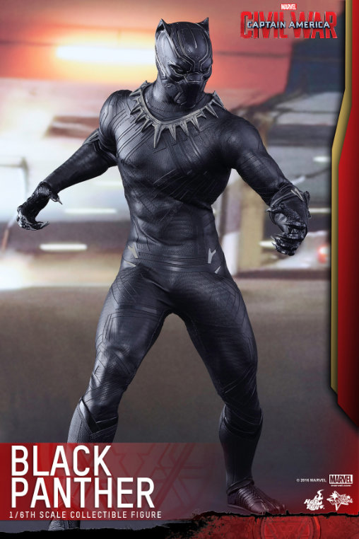 Captain America - Civil War: Black Panther, 1/6 Figur von Hot Toys