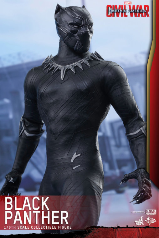 Captain America - Civil War: Black Panther, 1/6 Figur von Hot Toys