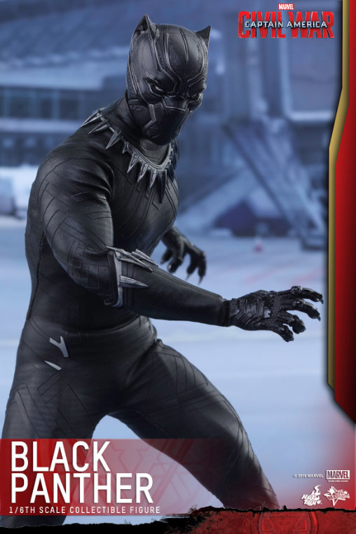 Captain America - Civil War: Black Panther, 1/6 Figur von Hot Toys
