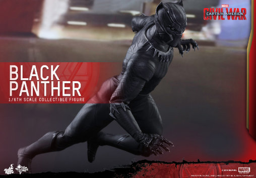Captain America - Civil War: Black Panther, 1/6 Figur von Hot Toys