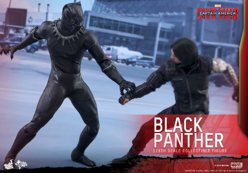 Captain America - Civil War: Black Panther, 1/6 Figur von Hot Toys