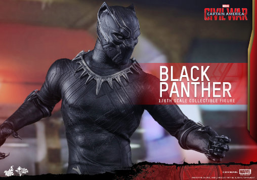 Captain America - Civil War: Black Panther, 1/6 Figur von Hot Toys