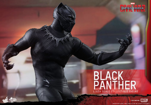 Captain America - Civil War: Black Panther, 1/6 Figur von Hot Toys