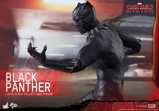Captain America - Civil War: Black Panther, 1/6 Figur von Hot Toys