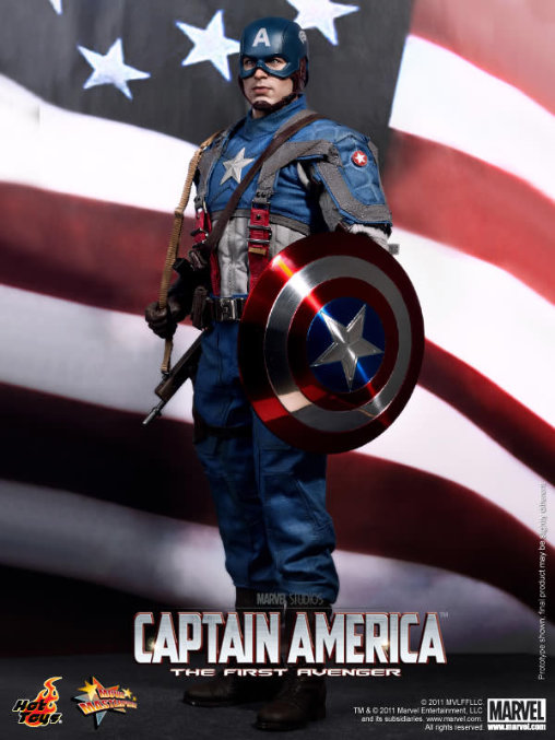 Captain America - The First Avenger: Captain America, 1/6 Figur von Hot Toys