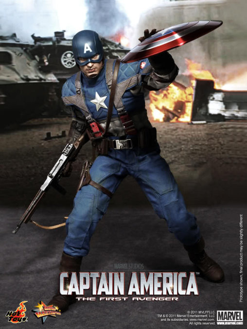 Captain America - The First Avenger: Captain America, 1/6 Figur von Hot Toys